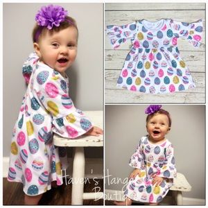 NEW Easter Egg Baby Girl Dress